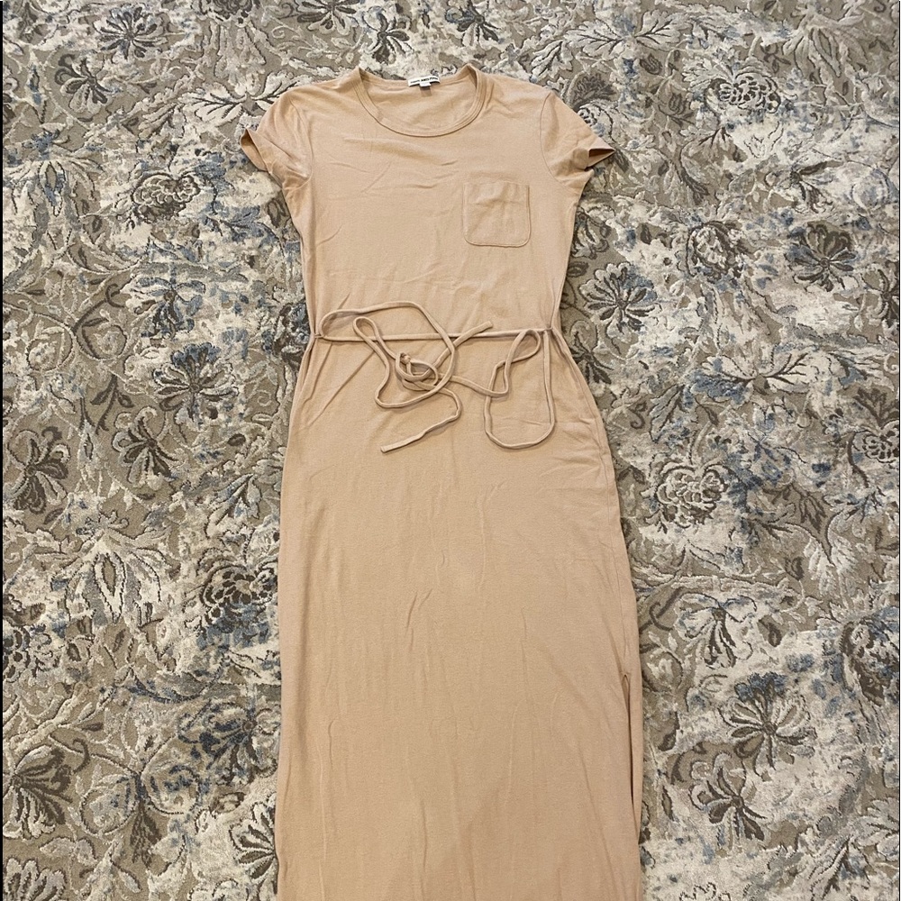 Long fitted summer dress